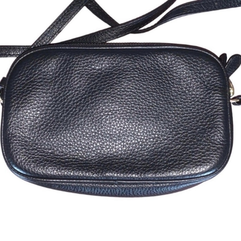 NWOT Coach Black Pebble Leather Crossbody Bag - Picture 7 of 9